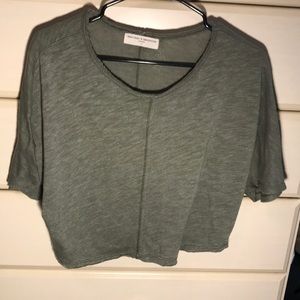 Urban Outfitters green crop